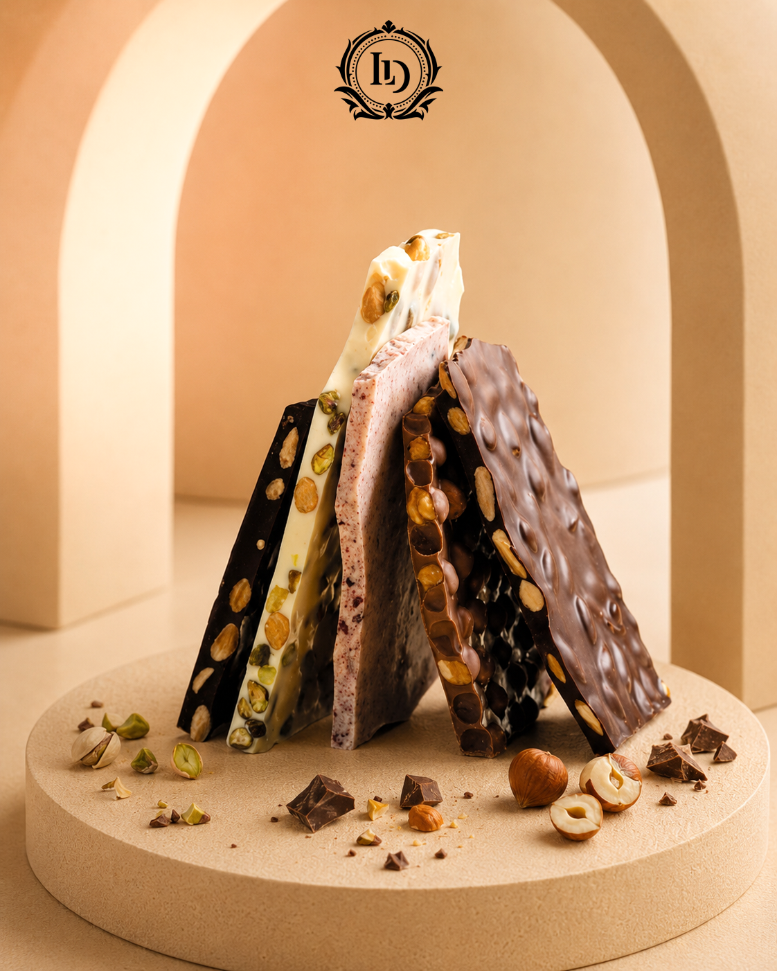 Chocolate Bar plane with nuts