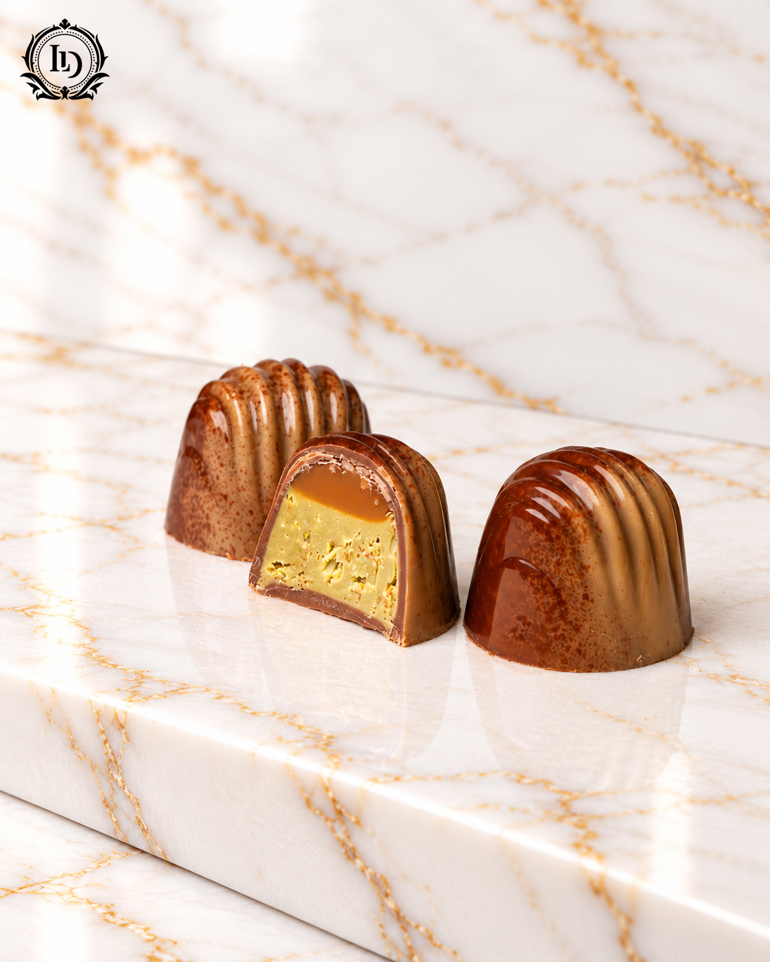 chocolate pistachio caramel