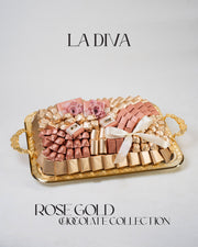 rose gold chocolate tray