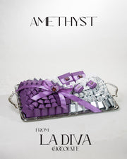 amethyst chocolate tray