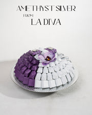 amethyst chocolate tray