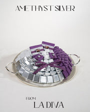 amethyst chocolate tray