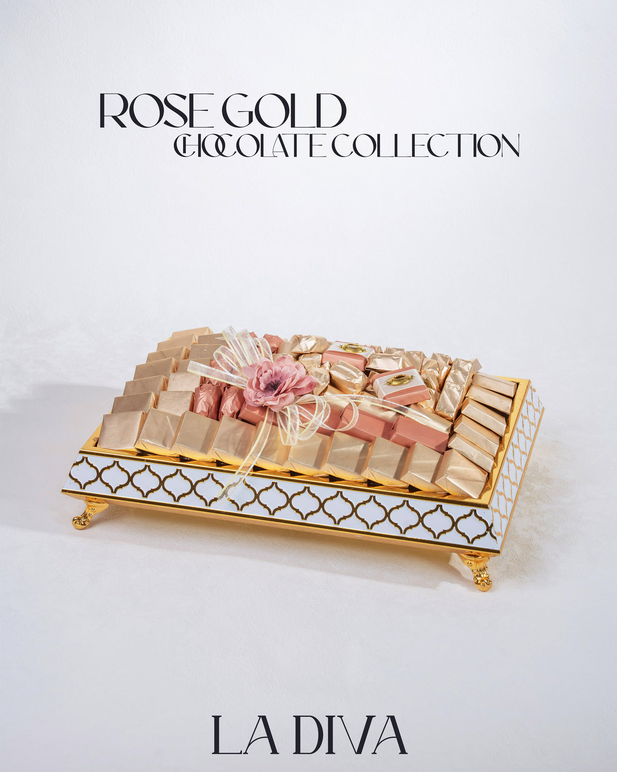 rose gold tray