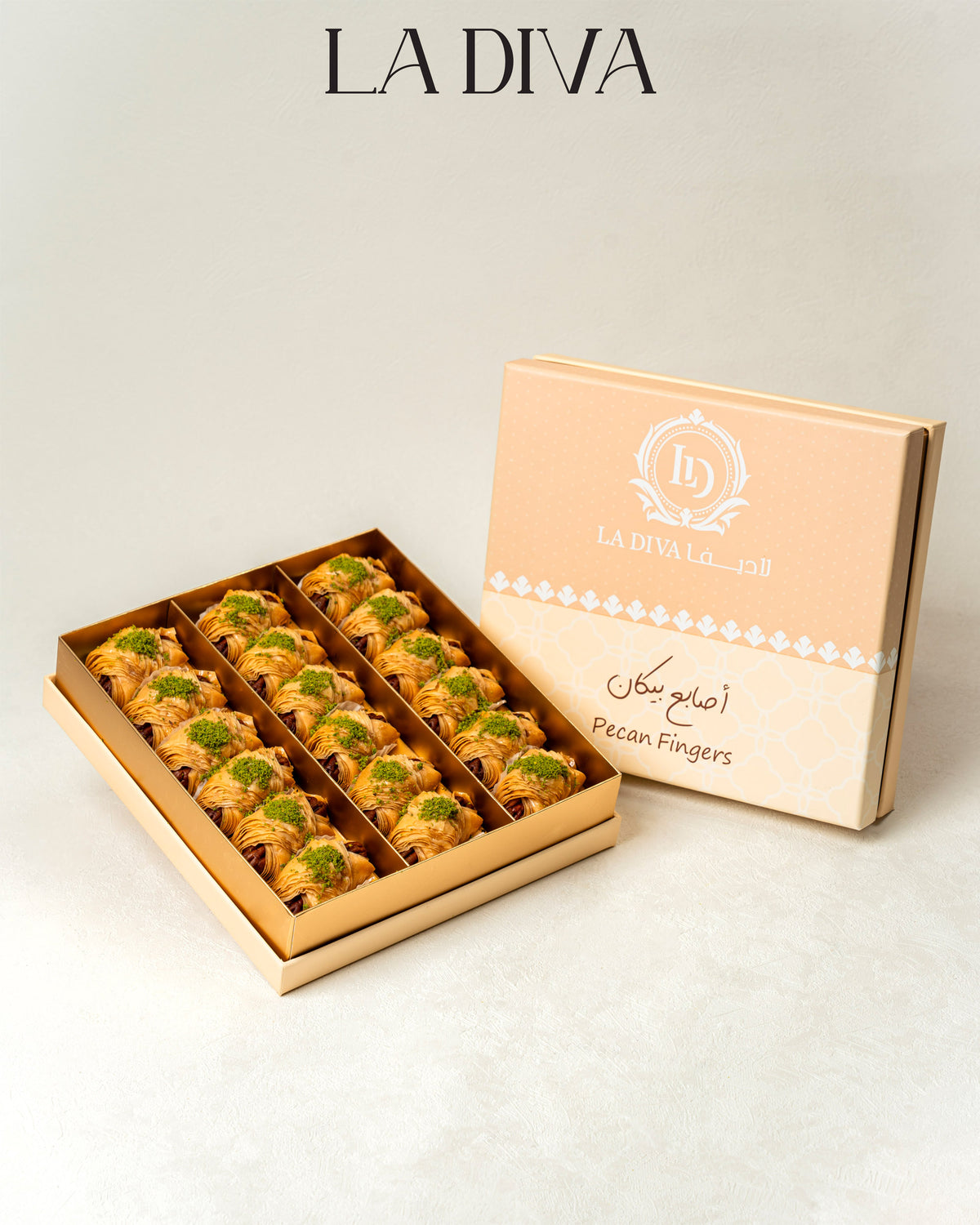 Pecan Finger Sweet Box | Luxury Arabic Sweets