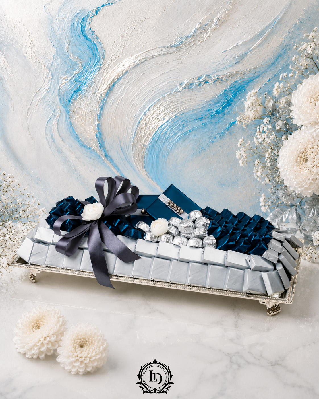 SILVER ELEGANCE Signature Chocolate Tray – LaDiva Chocolate