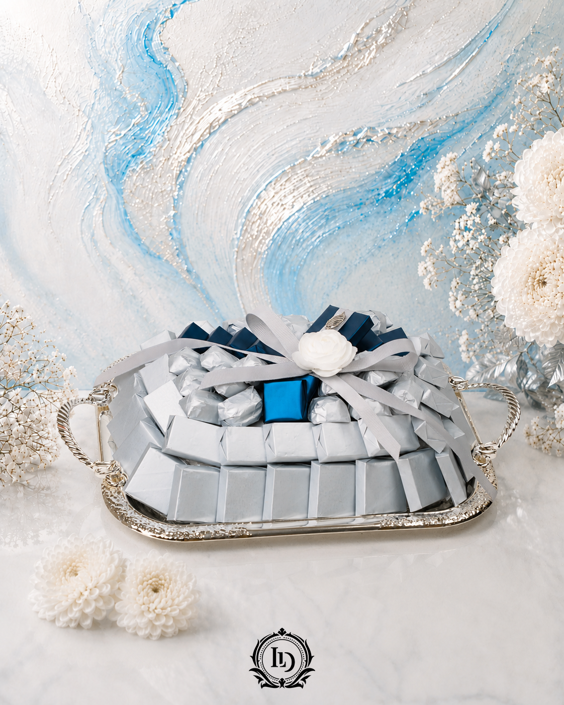 SILVER ELEGANCE Classic Chocolate Tray – LaDiva Chocolate