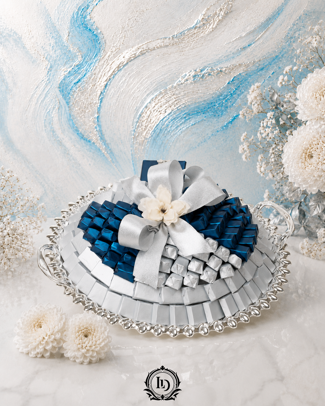 SILVER ELEGANCE Royal Chocolate Tray – LaDiva Chocolate