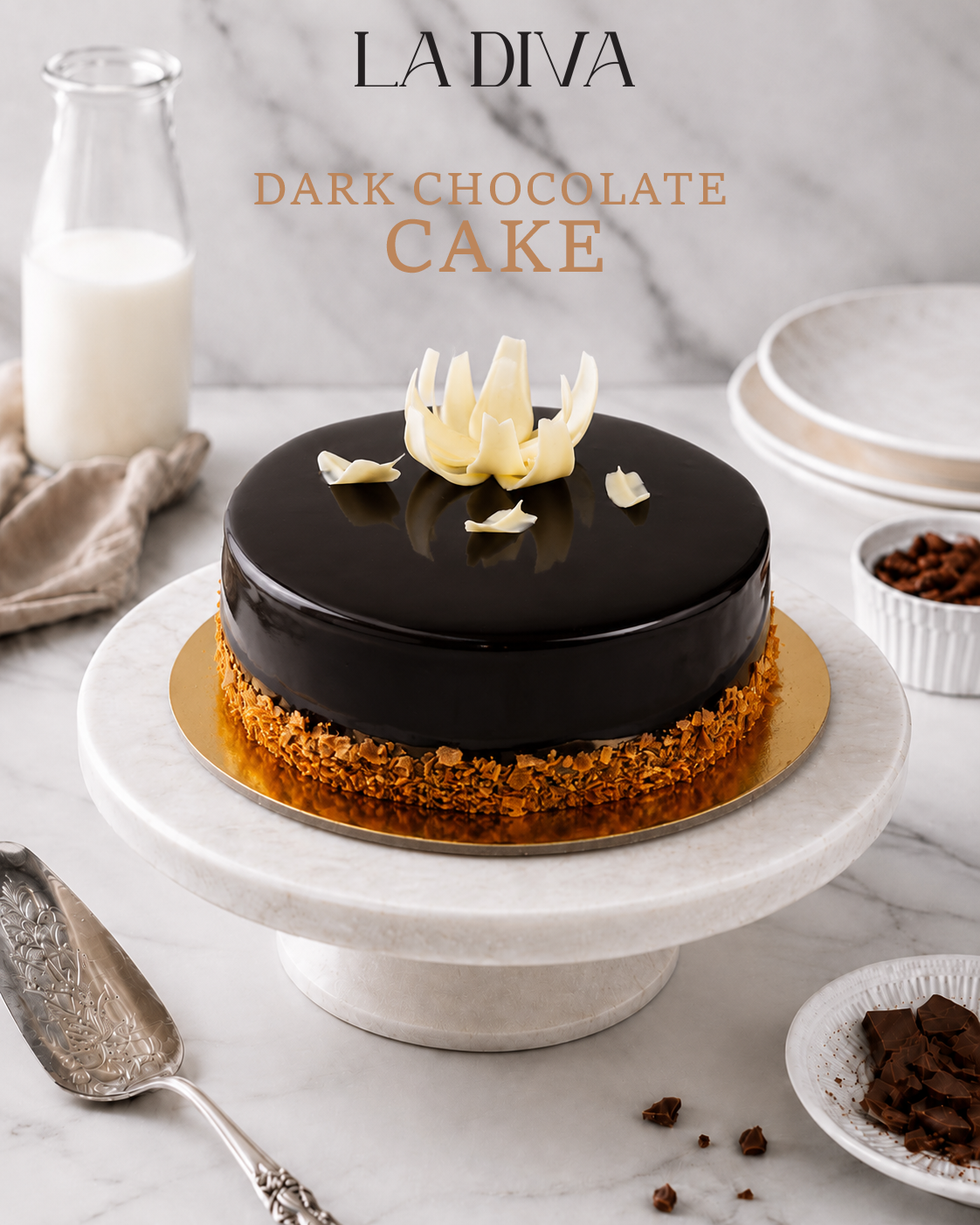dark chocolate cake