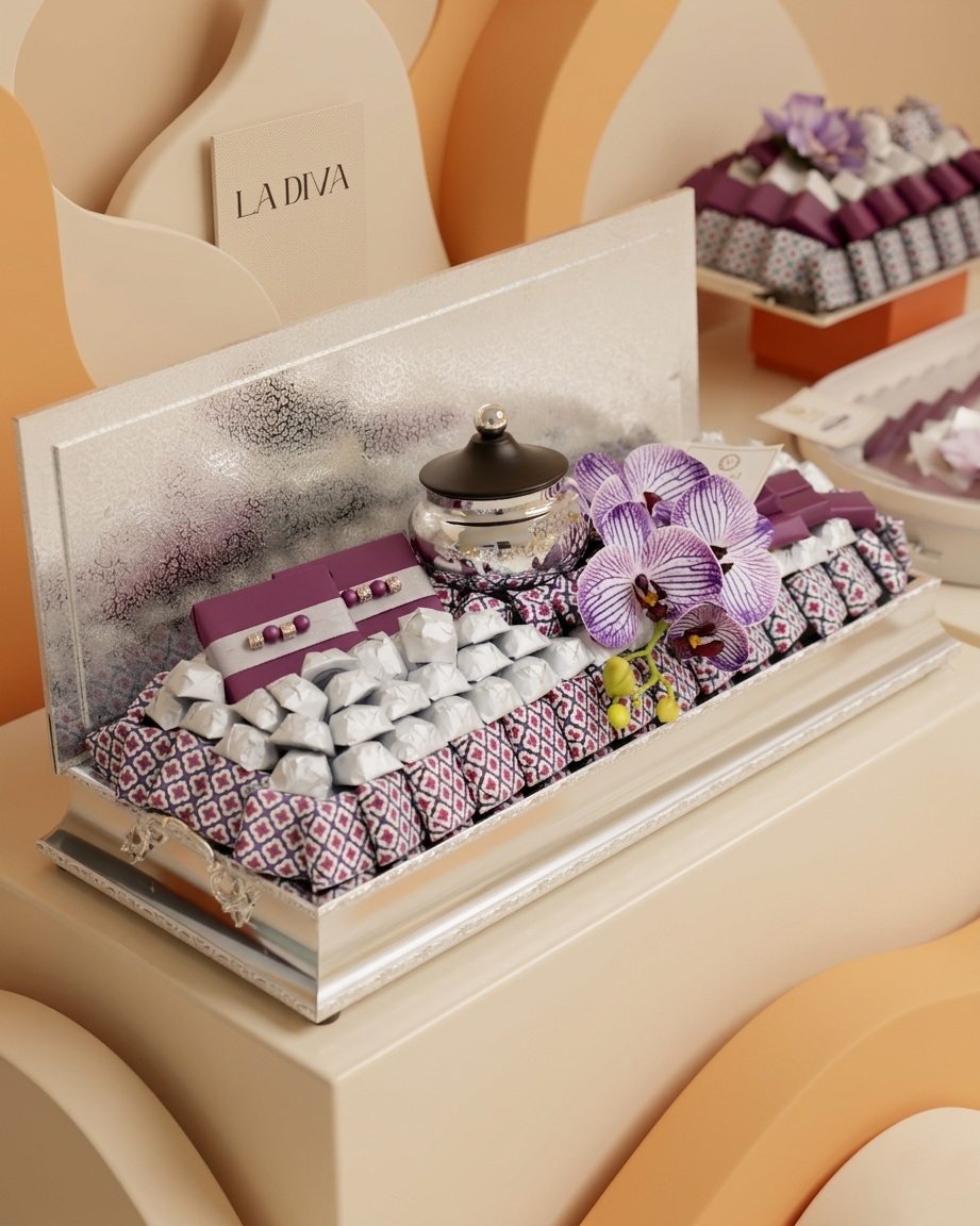 AMETHYST LUXE Signature Chocolate Box – LaDiva Chocolate