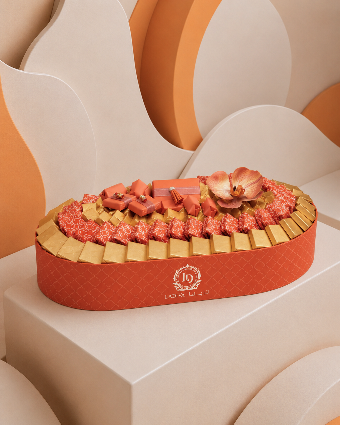 GOLDEN AMBER Signature Chocolate Tray – LaDiva Chocolate